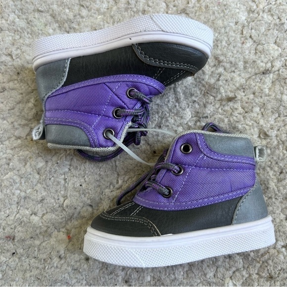 Oomphies Julian Girls Winter Waterproof Duck Muck Booties Size 4C - Picture 3 of 9